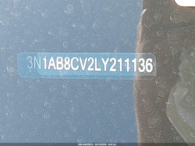 3N1AB8CV2LY211136 Nissan Sentra Sv Xtronic Cvt
