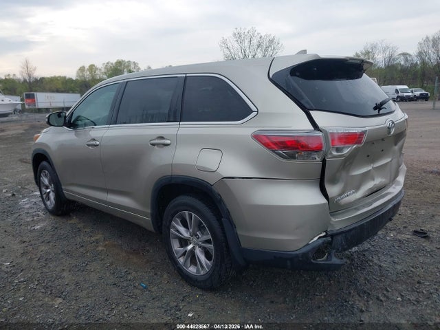 Продажа на аукционе авто 2015 Toyota Highlander Le Plus V6, vin: 5TDBKRFH8FS106691, номер лота: 44828567