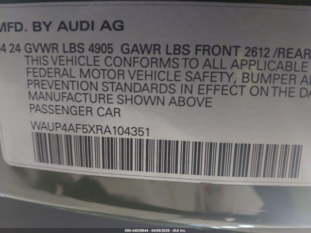 2024 AUDI S5 WAUP4AF5XRA104351 Photo 8