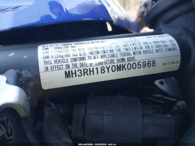 Yamaha Yzfr3 A 2021 MH3RH18Y0MK005968 Image 10