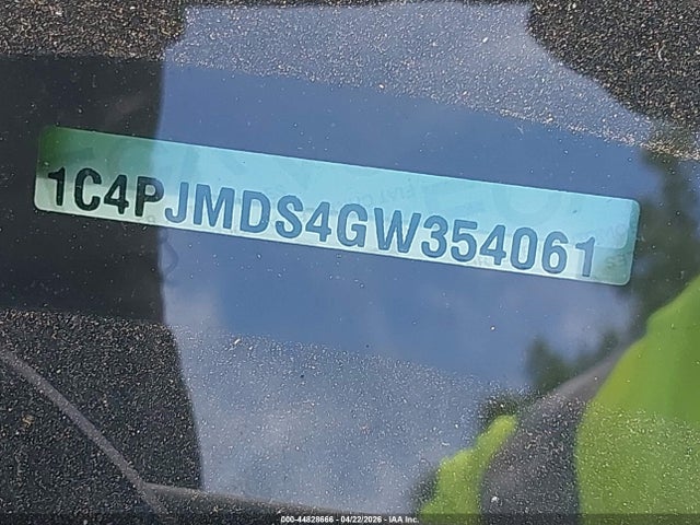 Aukcja sprzedaży 2016 Jeep Cherokee High Altitude, vin: 1C4PJMDS4GW354061, numer aukcji: 44828666