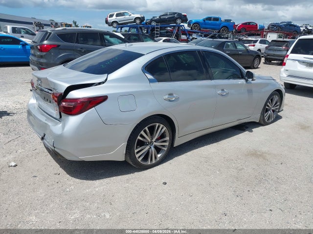 44828850 :رقم المزاد ، JN1EV7AP3JM358377 vin ، 2018 Infiniti Q50 3.0t Sport مزاد بيع