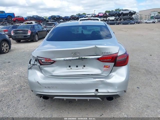 44828850 :رقم المزاد ، JN1EV7AP3JM358377 vin ، 2018 Infiniti Q50 3.0t Sport مزاد بيع