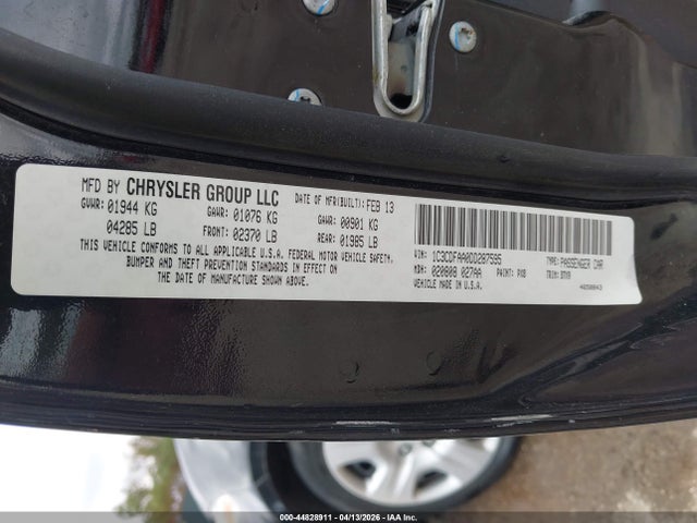 Продажа на аукционе авто 2013 Dodge Dart Se, vin: 1C3CDFAA0DD287595, номер лота: 44828911