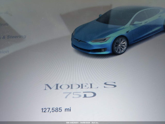 2018 Tesla Model S 100d/75d/p100d მანქანა იყიდება აუქციონზე, vin: 5YJSA1E28JF249106, აუქციონის ნომერი: 44829201