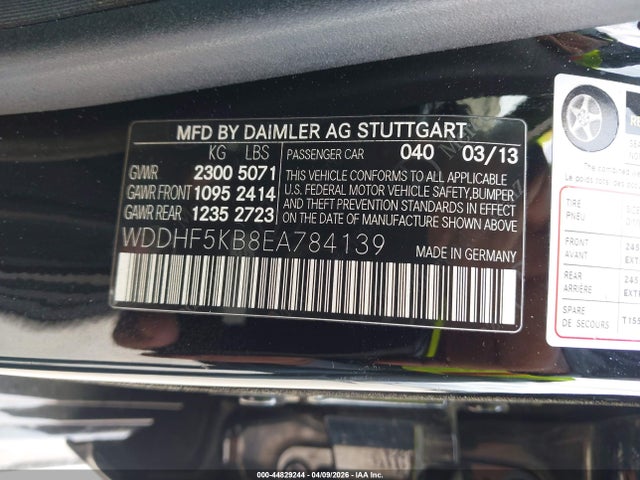 Mercedes-Benz E 350 2014 WDDHF5KB8EA784139 Image 9