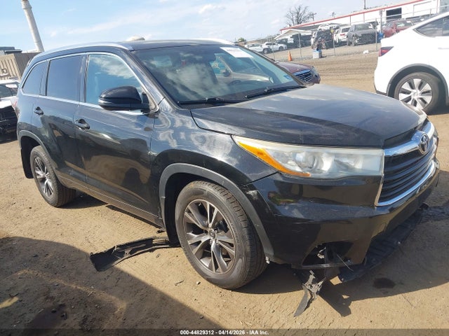 Aukcja sprzedaży 2016 Toyota Highlander Xle V6, vin: 5TDJKRFH2GS504704, numer aukcji: 44829312