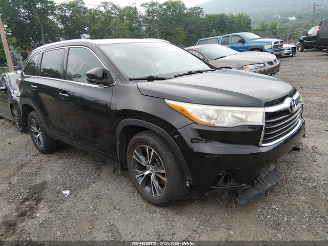 44829312 :رقم المزاد ، 5TDJKRFH2GS504704 vin ، 2016 Toyota Highlander Xle V6 مزاد بيع