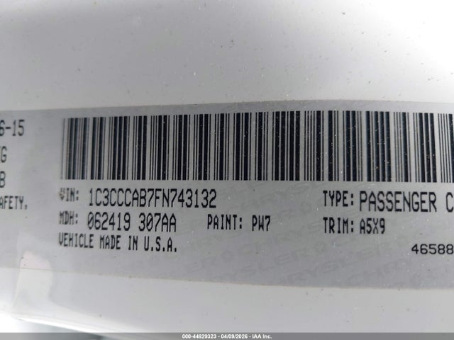 2015 CHRYSLER 200 1C3CCCAB7FN743132 Photo 8