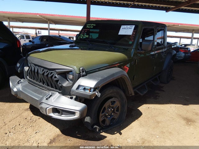 2024 Jeep Gladiator Sport მანქანა იყიდება აუქციონზე, vin: 1C6HJTAG0RL106691, აუქციონის ნომერი: 44829385