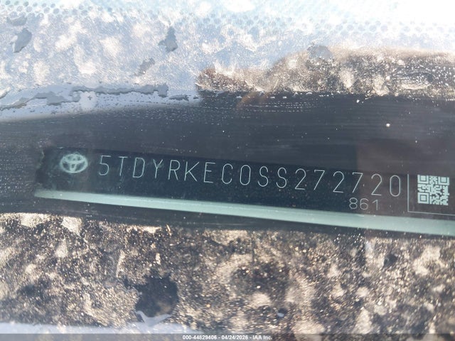 Aukcja sprzedaży 2025 Toyota Sienna Xle 8 Passenger, vin: 5TDYRKEC0SS272720, numer aukcji: 44829406