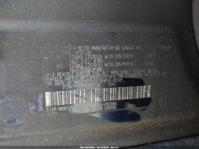 2023 TOYOTA RAV4 2T3N1RFV8PW355739 Photo 8