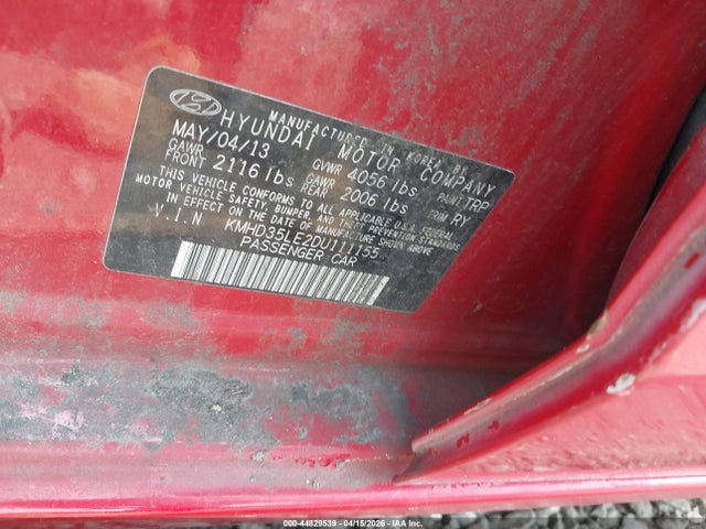 2013 HYUNDAI ELANTRA GT KMHD35LE2DU111155 Photo 8