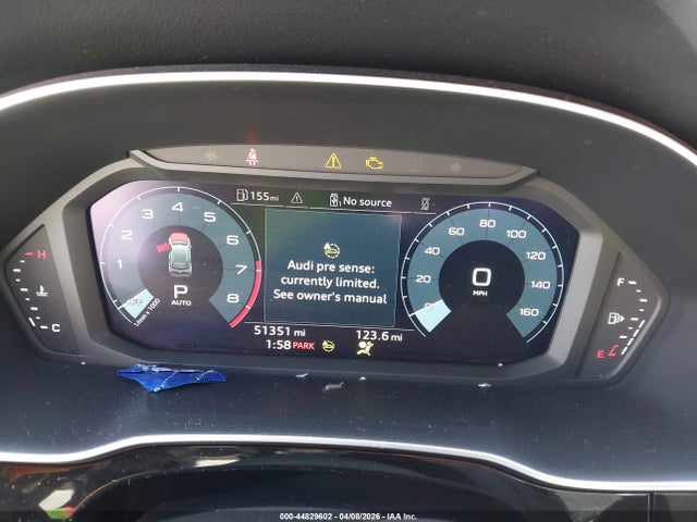 Aukcja sprzedaży 2023 Audi Q3 Premium 45 Tfsi S Line Quattro Tiptronic, vin: WA1DECF36P1112077, numer aukcji: 44829602