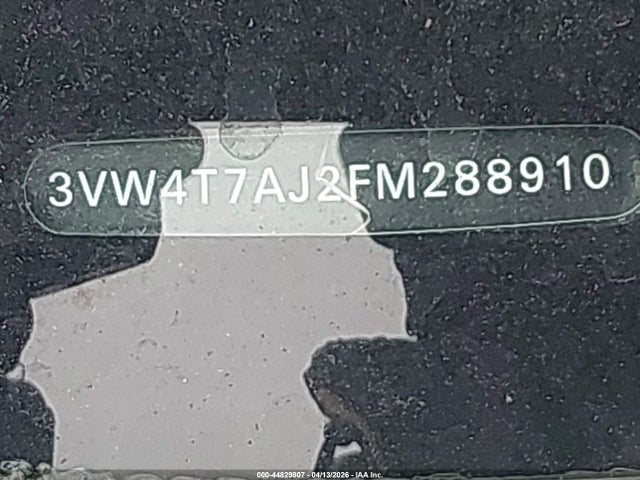 Продаж на аукціоні авто 2015 Volkswagen Jetta 2.0t Gli Sel, vin: 3VW4T7AJ2FM288910, номер лоту: 44829807
