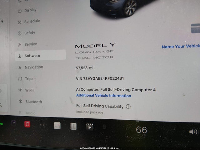 Aukcja sprzedaży 2024 Tesla Model Y Long Range Dual Motor All-wheel Drive, vin: 7SAYGAEE4RF022481, numer aukcji: 44830028