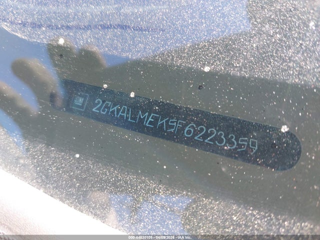 Aukcja sprzedaży 2015 Gmc Terrain Sle-1, vin: 2GKALMEK5F6223359, numer aukcji: 44830105