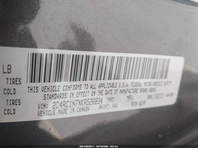 2019 CHRYSLER PACIFICA HYBRID 2C4RC1N7XKR526834 Photo 8