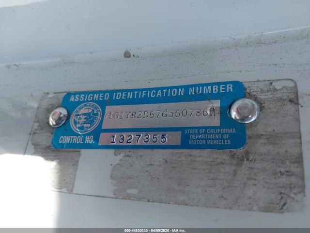 1G1YR2D67G5607862 Chevrolet Corvette Z06