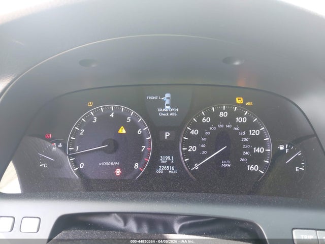 Aukcja sprzedaży 2008 Lexus Ls 460, vin: JTHBL46F185075970, numer aukcji: 44830364