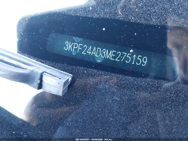 44830387 :رقم المزاد ، 3KPF24AD3ME275159 vin ، 2021 Kia Forte Lxs مزاد بيع