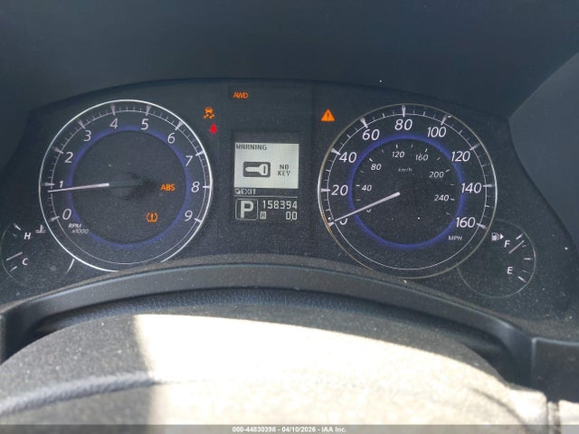 2012 Infiniti Ex35 Journey მანქანა იყიდება აუქციონზე, vin: JN1AJ0HR9CM450282, აუქციონის ნომერი: 44830398