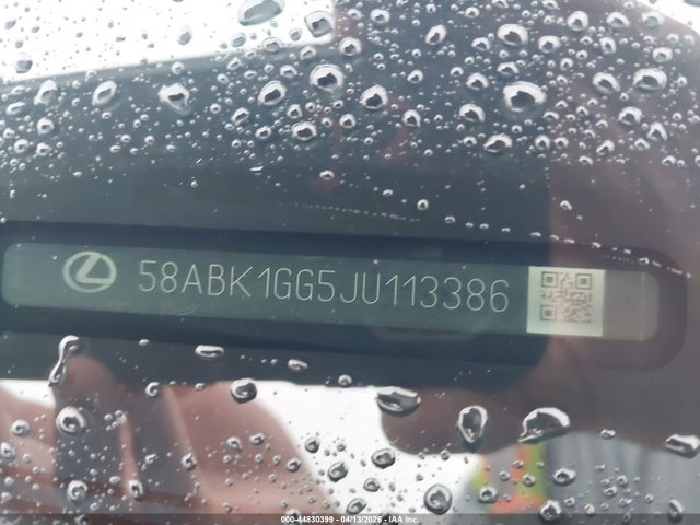 Aukcja sprzedaży 2018 Lexus Es 350, vin: 58ABK1GG5JU113386, numer aukcji: 44830399