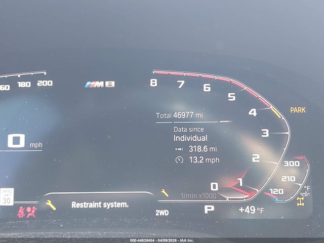 Aukcja sprzedaży 2022 Bmw M8 Competition, vin: WBSAE0C02NCG97416, numer aukcji: 44830454