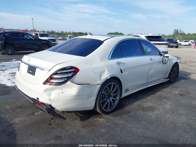 Aukcja sprzedaży 2019 Mercedes-benz S 560, vin: WDDUG8DB0KA474833, numer aukcji: 44830550
