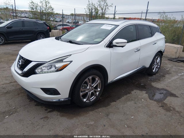 2017 Nissan Murano Platinum მანქანა იყიდება აუქციონზე, vin: 5N1AZ2MHXHN131047, აუქციონის ნომერი: 44830586