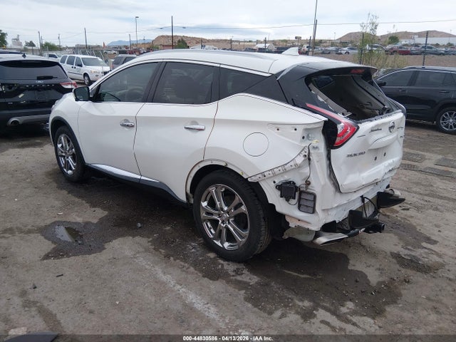 2017 Nissan Murano Platinum მანქანა იყიდება აუქციონზე, vin: 5N1AZ2MHXHN131047, აუქციონის ნომერი: 44830586