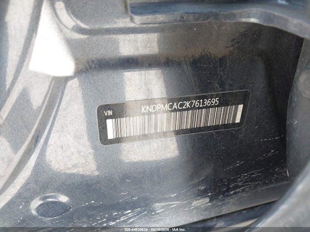44830634 :رقم المزاد ، KNDPMCAC2K7613695 vin ، 2019 Kia Sportage Lx مزاد بيع