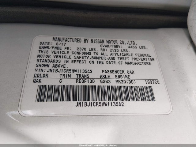 2017 NISSAN ROGUE SPORT JN1BJ1CR5HW113542 Photo 8