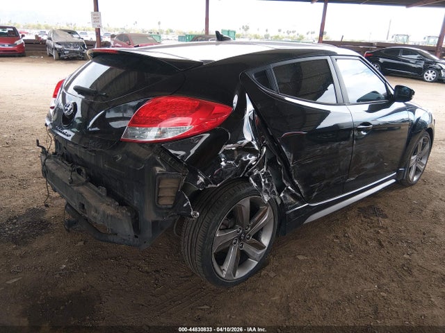 2013 Hyundai Veloster Turbo W/blue მანქანა იყიდება აუქციონზე, vin: KMHTC6AEXDU166506, აუქციონის ნომერი: 44830833