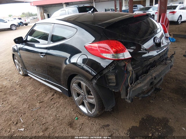 2013 Hyundai Veloster Turbo W/blue მანქანა იყიდება აუქციონზე, vin: KMHTC6AEXDU166506, აუქციონის ნომერი: 44830833