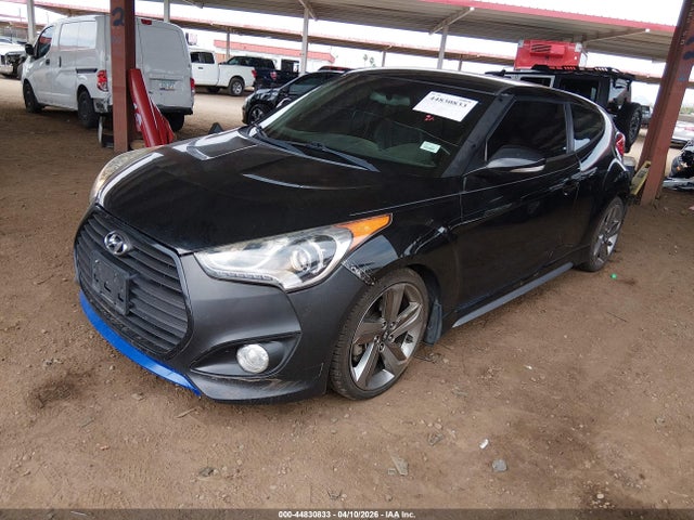 2013 Hyundai Veloster Turbo W/blue მანქანა იყიდება აუქციონზე, vin: KMHTC6AEXDU166506, აუქციონის ნომერი: 44830833
