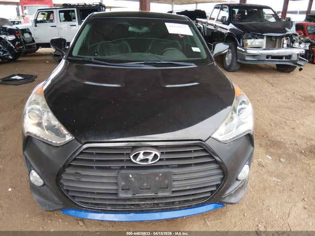 2013 Hyundai Veloster Turbo W/blue მანქანა იყიდება აუქციონზე, vin: KMHTC6AEXDU166506, აუქციონის ნომერი: 44830833