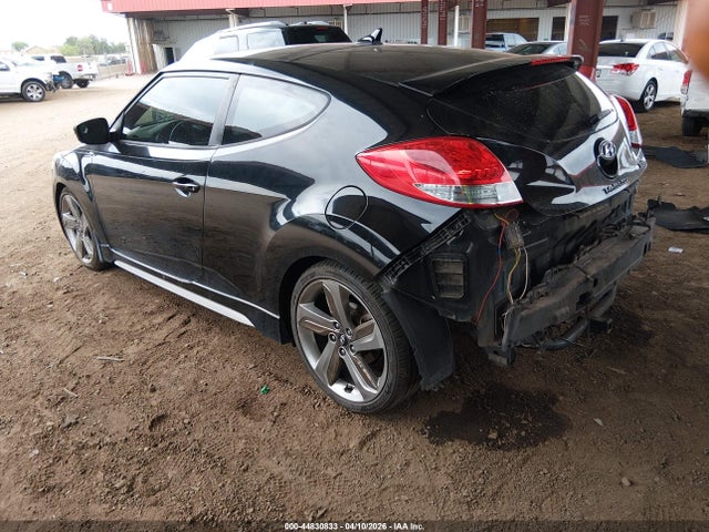 2013 Hyundai Veloster Turbo W/blue მანქანა იყიდება აუქციონზე, vin: KMHTC6AEXDU166506, აუქციონის ნომერი: 44830833