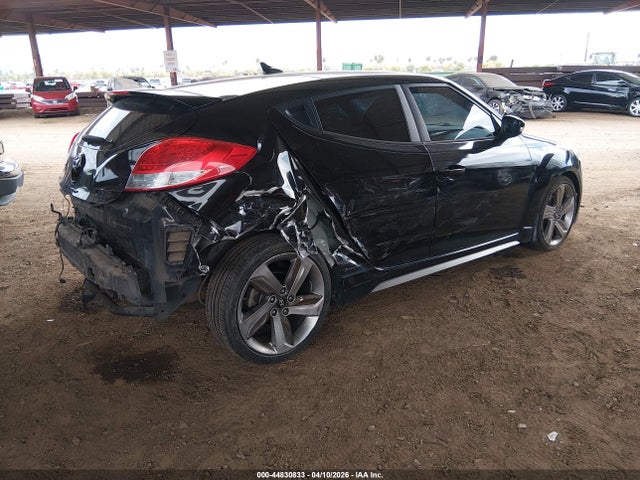 2013 Hyundai Veloster Turbo W/blue მანქანა იყიდება აუქციონზე, vin: KMHTC6AEXDU166506, აუქციონის ნომერი: 44830833