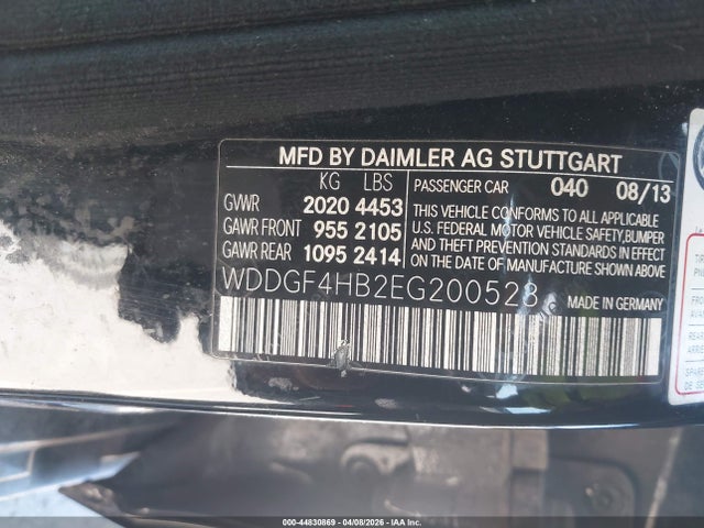 2014 MERCEDES-BENZ C 250 WDDGF4HB2EG200523 Photo 8