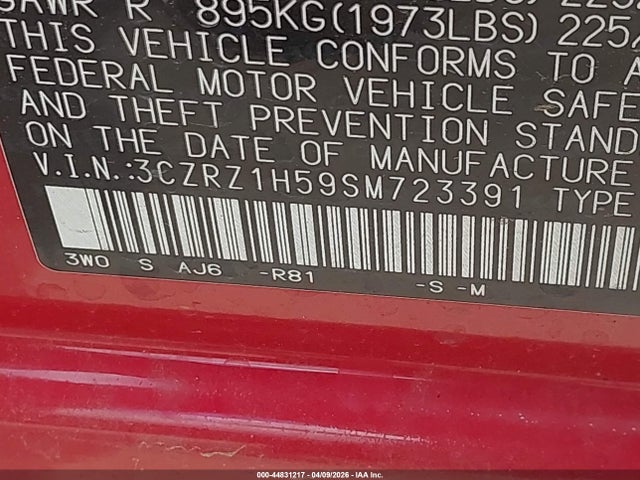 Продаж на аукціоні авто 2025 Honda Hr-v 2wd Sport, vin: 3CZRZ1H59SM723391, номер лоту: 44831217