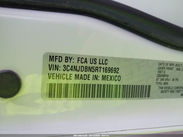 Jeep Compass Latitude 4x4 2024 3C4NJDBN5RT169692 Image 9