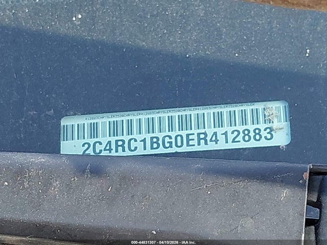 44831307 :رقم المزاد ، 2C4RC1BG0ER412883 vin ، 2014 Chrysler Town & Country Touring مزاد بيع