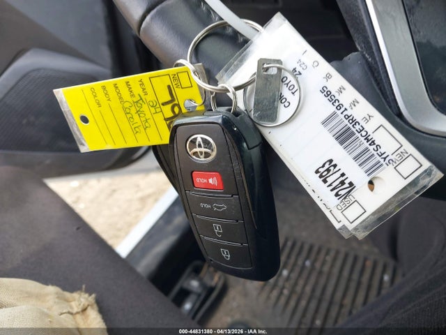 2024 Toyota Corolla Se მანქანა იყიდება აუქციონზე, vin: 5YFS4MCE3RP193565, აუქციონის ნომერი: 44831380