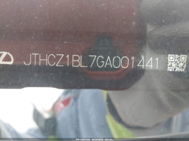 44831434 :رقم المزاد ، JTHCZ1BL7GA001441 vin ، 2016 Lexus Gs 350 مزاد بيع