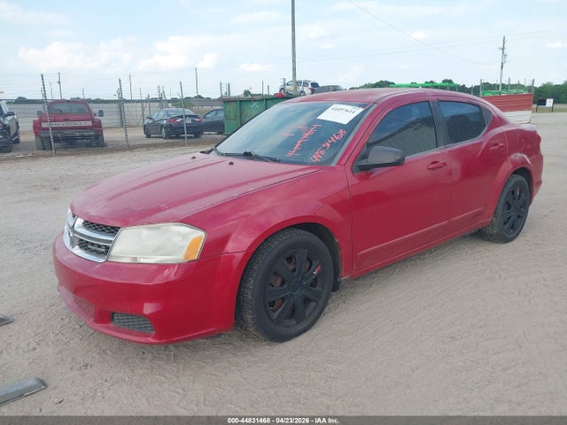 Продажа на аукционе авто 2012 Dodge Avenger Se, vin: 1C3CDZAB5CN193618, номер лота: 44831468