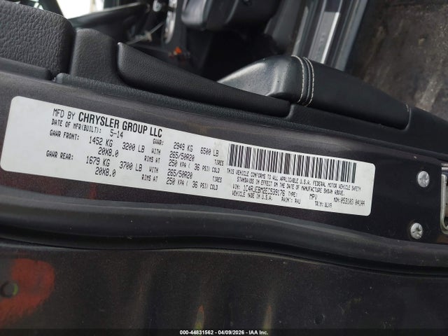 Aukcja sprzedaży 2014 Jeep Grand Cherokee Limited, vin: 1C4RJEBM2EC539176, numer aukcji: 44831562