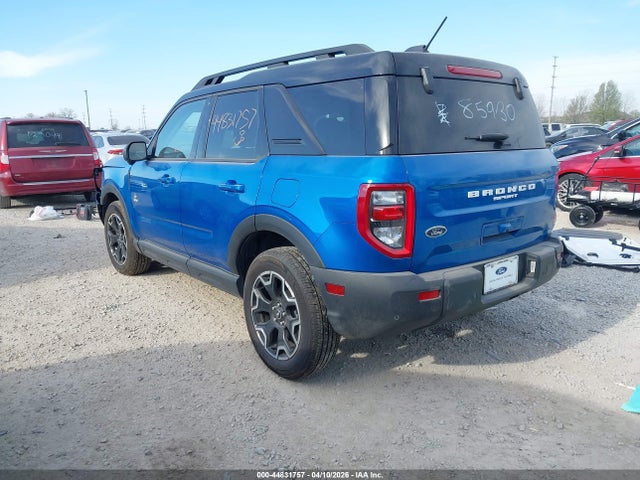 2025 Ford Bronco Sport Outer Banks მანქანა იყიდება აუქციონზე, vin: 3FMCR9CN5SRE85930, აუქციონის ნომერი: 44831757