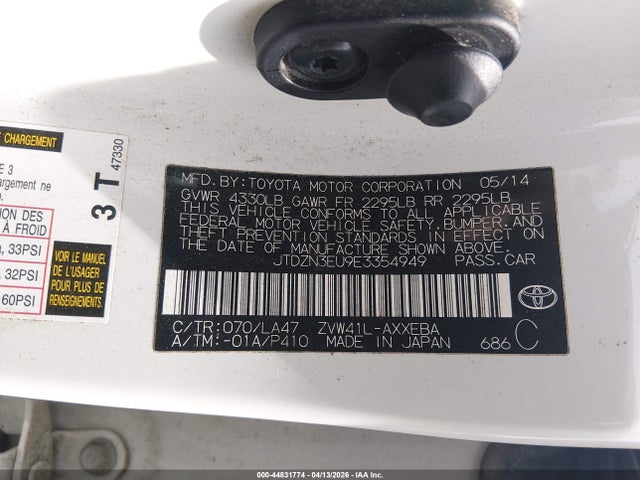 2014 TOYOTA PRIUS V JTDZN3EU9E3354949 Photo 8