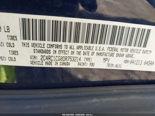 2013 CHRYSLER TOWN & COUNTRY 2C4RC1CG0DR753214 Photo 8